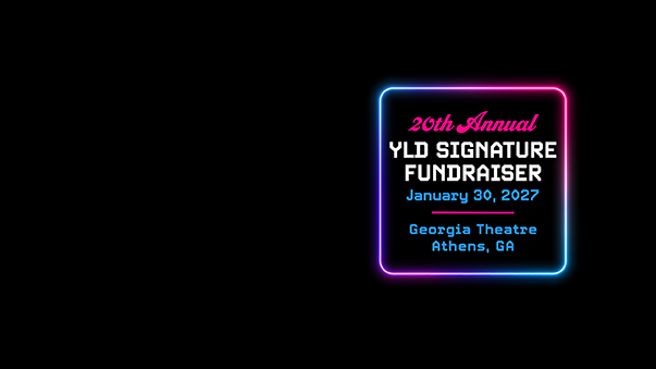 Neon pink, blue and purple box on a black background