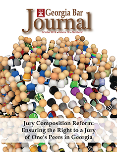 October 2012 Georgia Bar Journal Cover