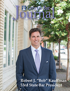 August 2015 Georgia Bar Journal Cover